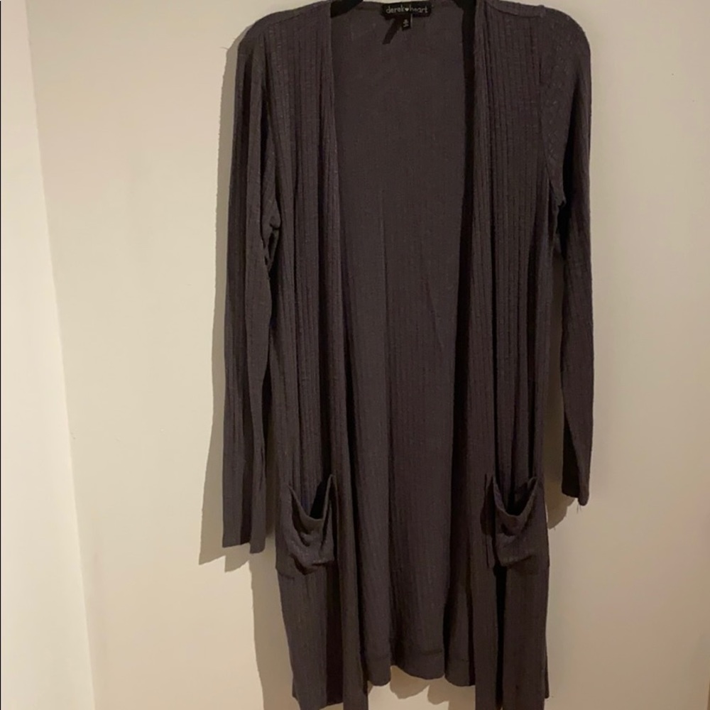 Dark grey cardigan
